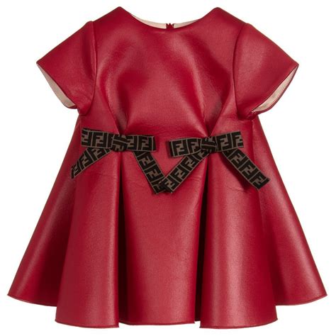 girls fendi dress|children Fendi raincoat.